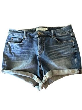 Torrid Denim Cuffed Shorts Size 14